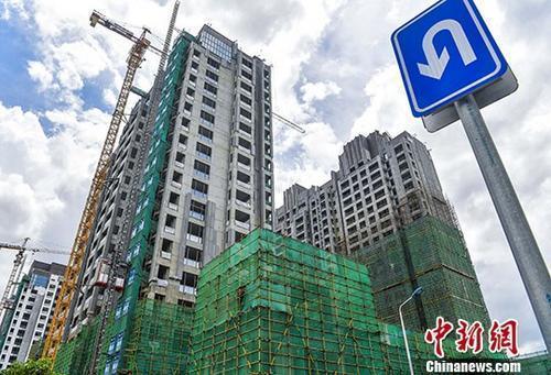 资料图。 在建的楼盘。<a target='_blank' href='http://www.chinanews.com/'>中新社</a>记者 骆云飞 摄